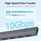 Vention 5-in-1 USB-C Mini Hub - USB-C to USB 3.2 Gen2 Type-A x 4 - 0.15M (CKHHB)