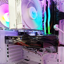 Alpha Vesta White Desktop Gaming PC | AMD Ryzen 5 5500 | 16GB (2x8GB) RAM | 500GB SSD | RTX 4060 | Windows 11 Pro