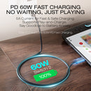 IINE 1.5m Charging Cable USB-C to USB-C for Nintendo Switch 2 (Black) (L1139)