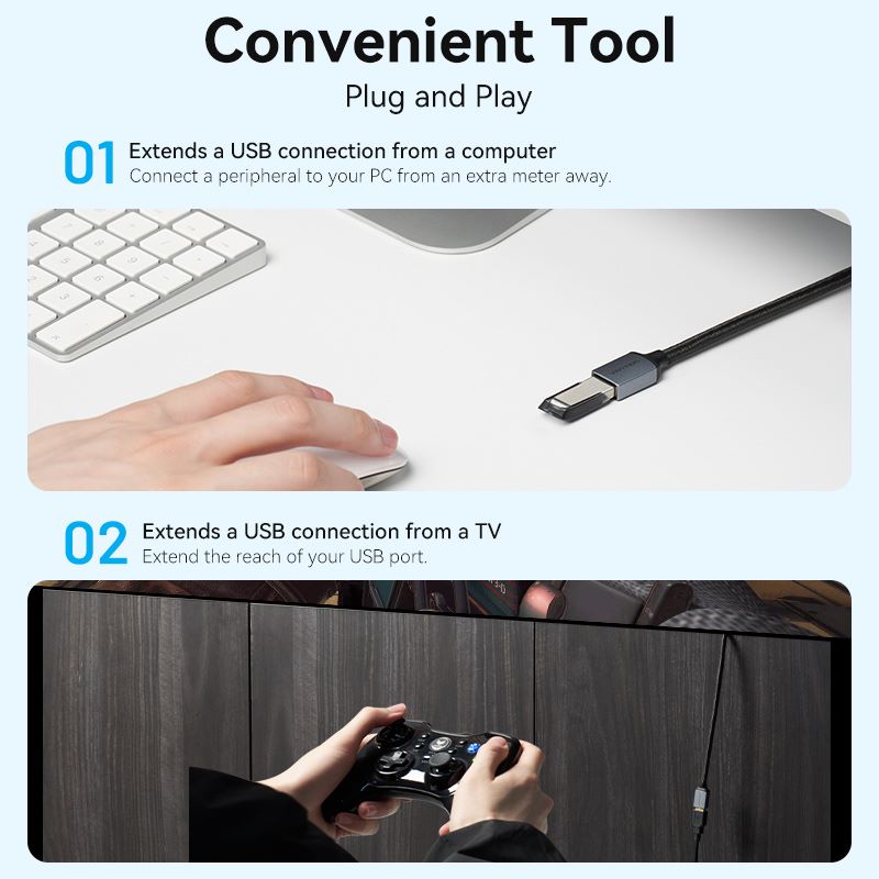 Vention USB 3.0 Extension Cable - 2M (CBLHH)