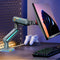 North Bayou Heavy Duty Single Deskmount Gaming Monitor Arm (up to 60" or 20Kg)