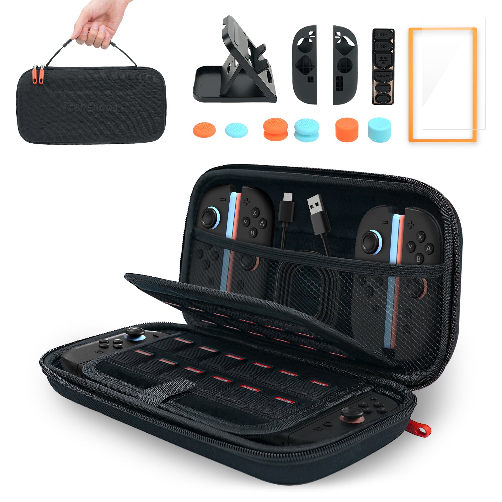 Transnovo Protective Hard Portable Travel Carrying Case with Protection Accessories | DataBlitz