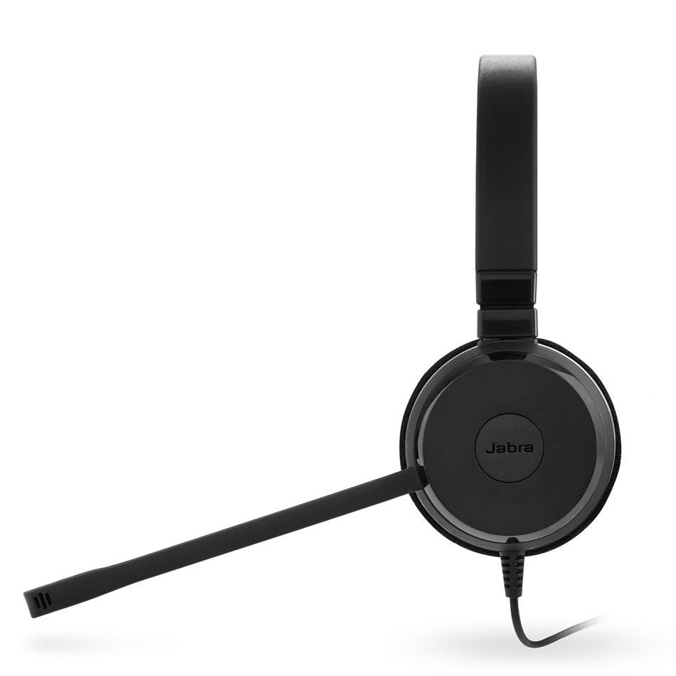 Jabra Evolve 20 Stereo UC Wired Professional Headset (Black)