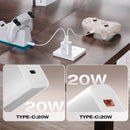 IINE 20W GaN Fast Charger (White) (L1125)
