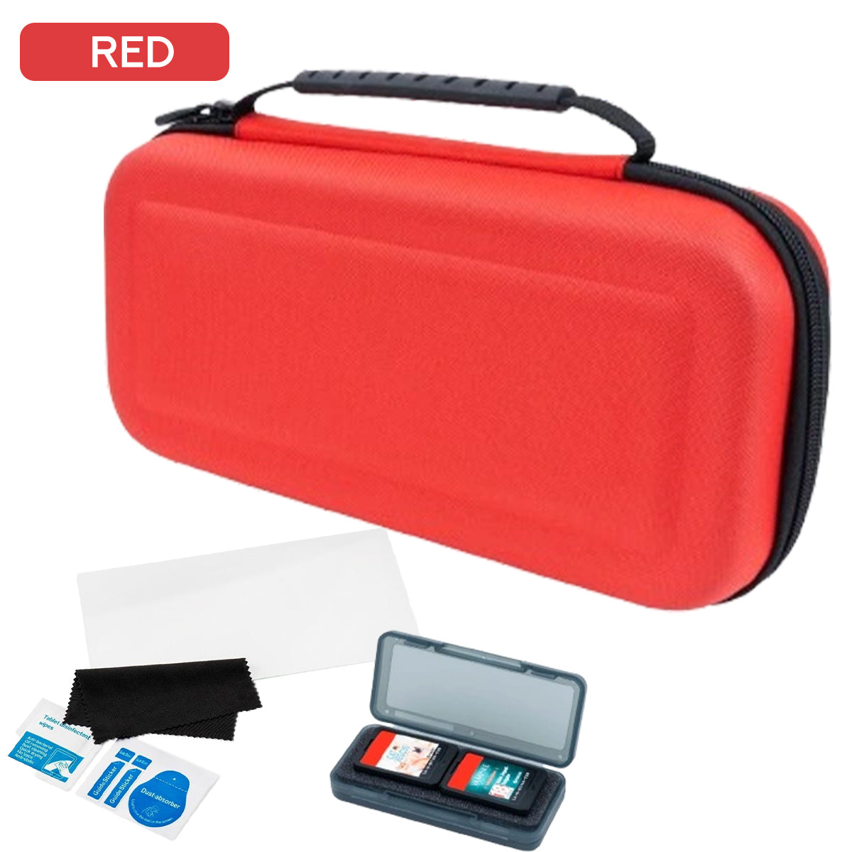 Nacon Starter Pack Includes Rigid Pouch + Screen Protector + Practical Foldable Card Case