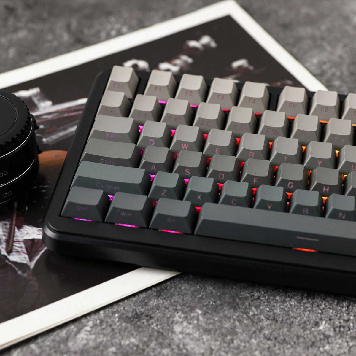 Ajazz AK820 Max RGB Tri-Mode 75% 82-Keys Gasket-mounted Hot Swappable Mechanical Keyboard