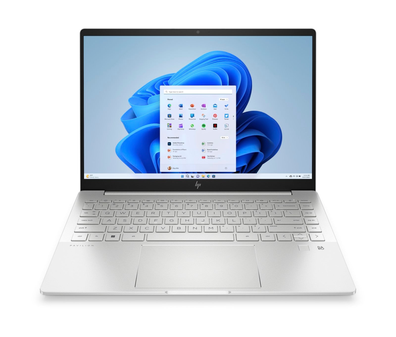 HP Pavilion Plus 14-EH1011TX Laptop (Natural Silver)