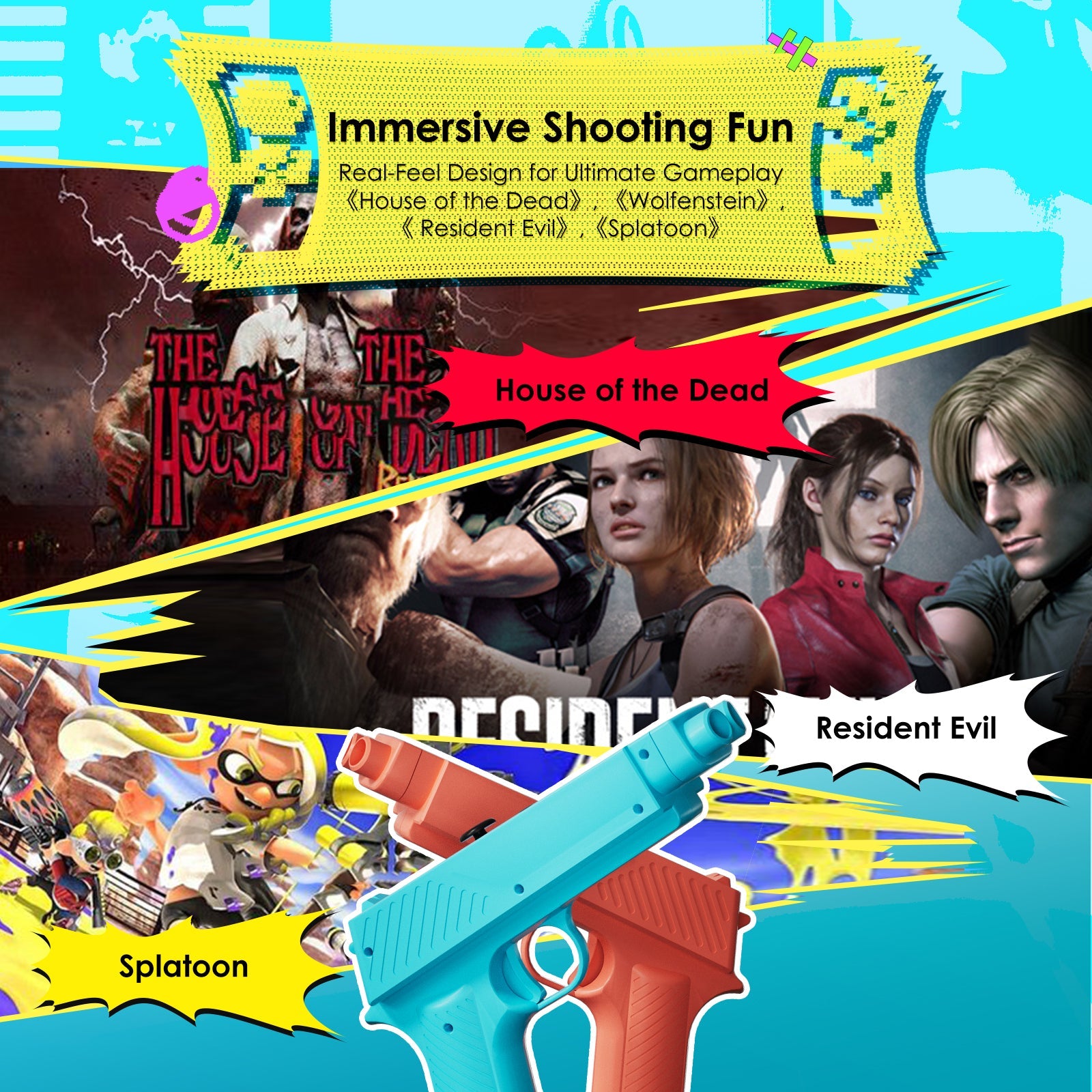 IINE Motion Gaming Gun Controller