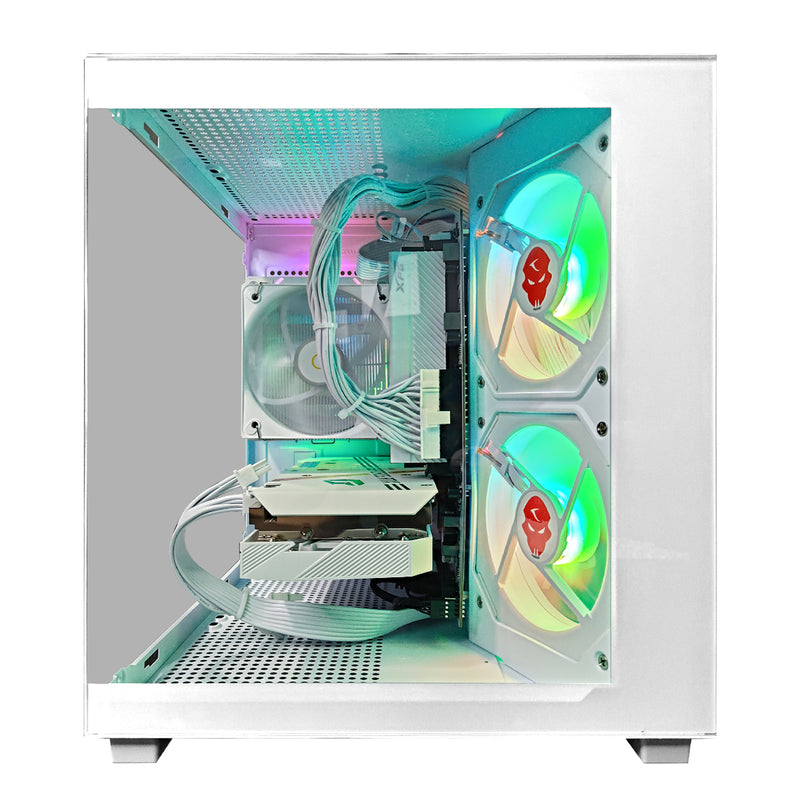 Alpha Apollo A275 White Gaming | AMD Ryzen 5 5500 | 16 GB RAM |  512GB SSD | RTX 3050 | Windows 11 Pro