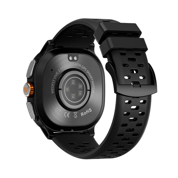 Weofly Vive 2 Smartwatch (Black, Silver) (WFVV708BL, WFVV708SL)