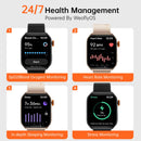 Weofly Edge 2 Smartwatch (Black, Gold, Silver) 