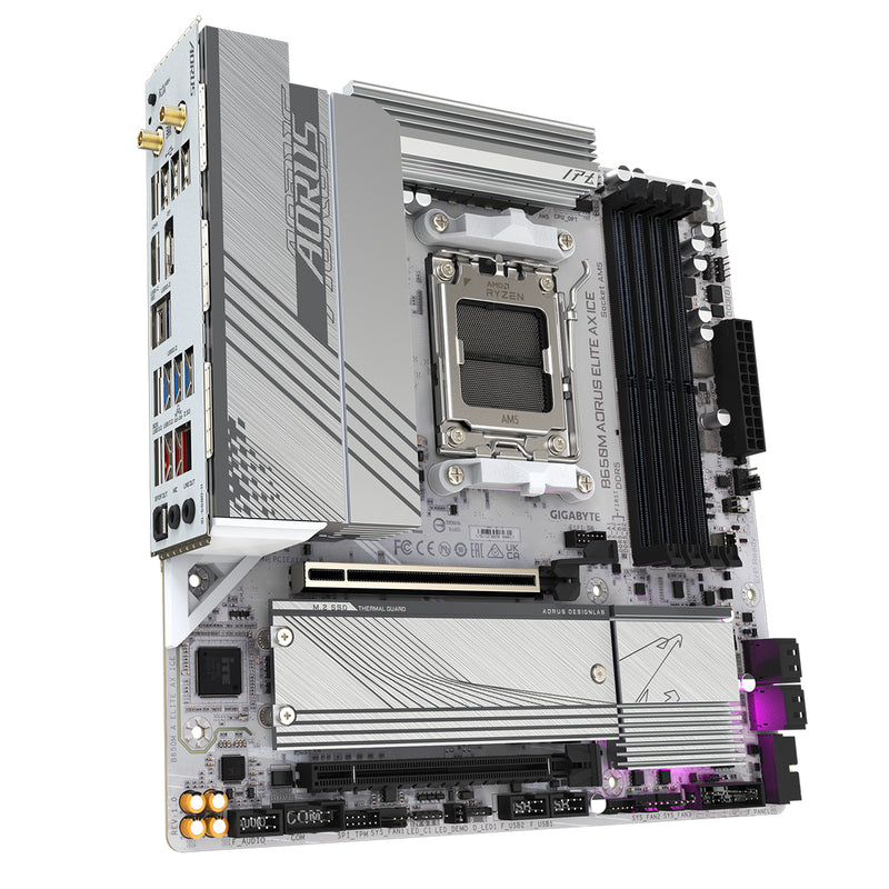 Gigabyte B650M Aorus Elite AX Ice DDR5 Motherboard