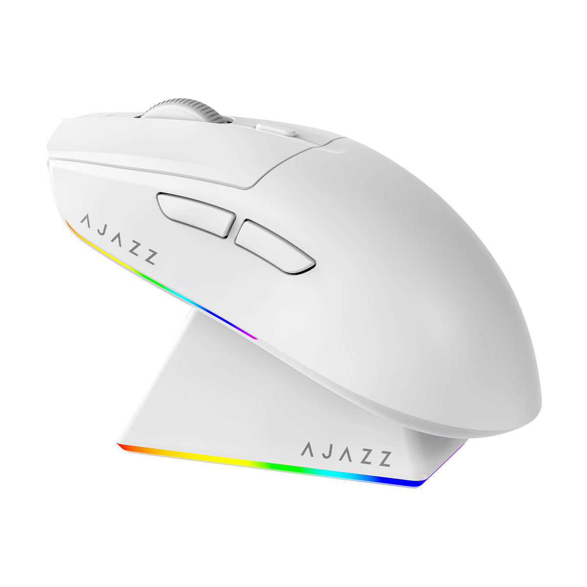 Ajazz AJ139 Max Tri-Mode Gaming Mouse (Black, White)