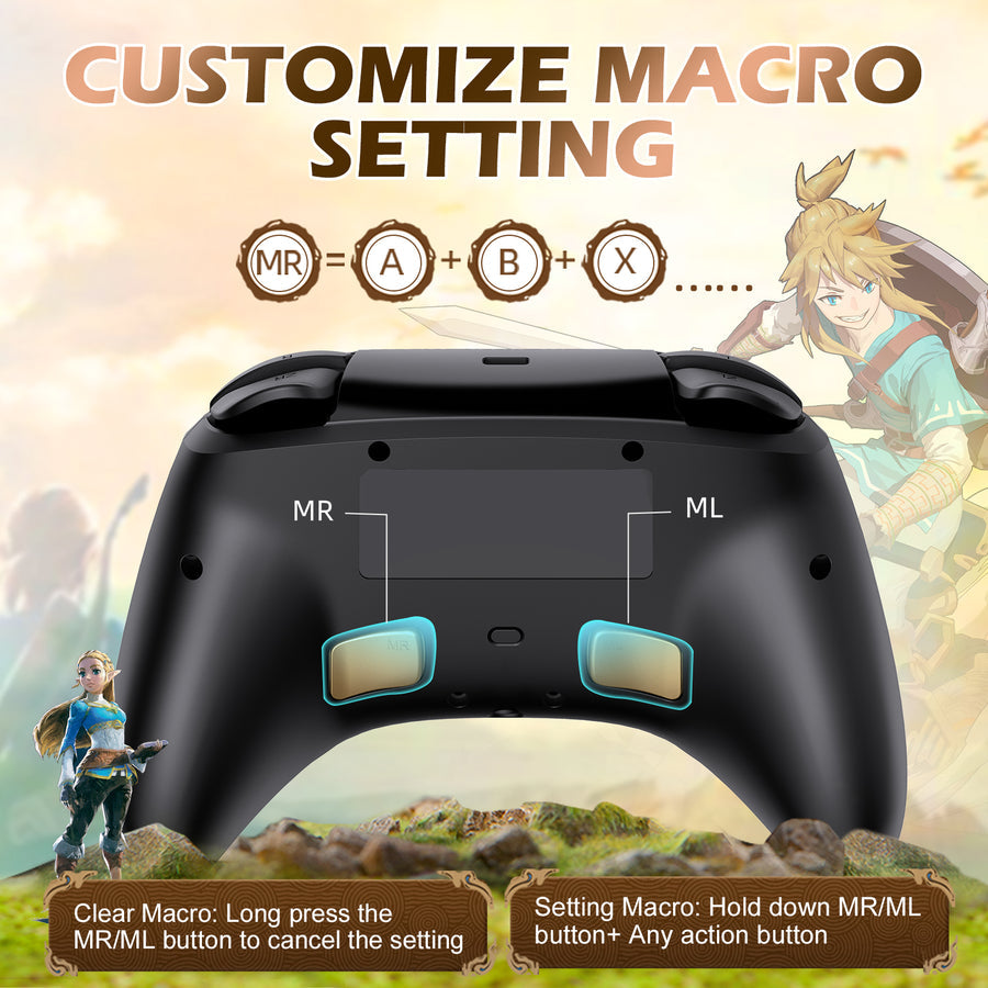 IINE Ares Zelda Wireless Pro Controller For N-Switch (L760) | DataBlitz