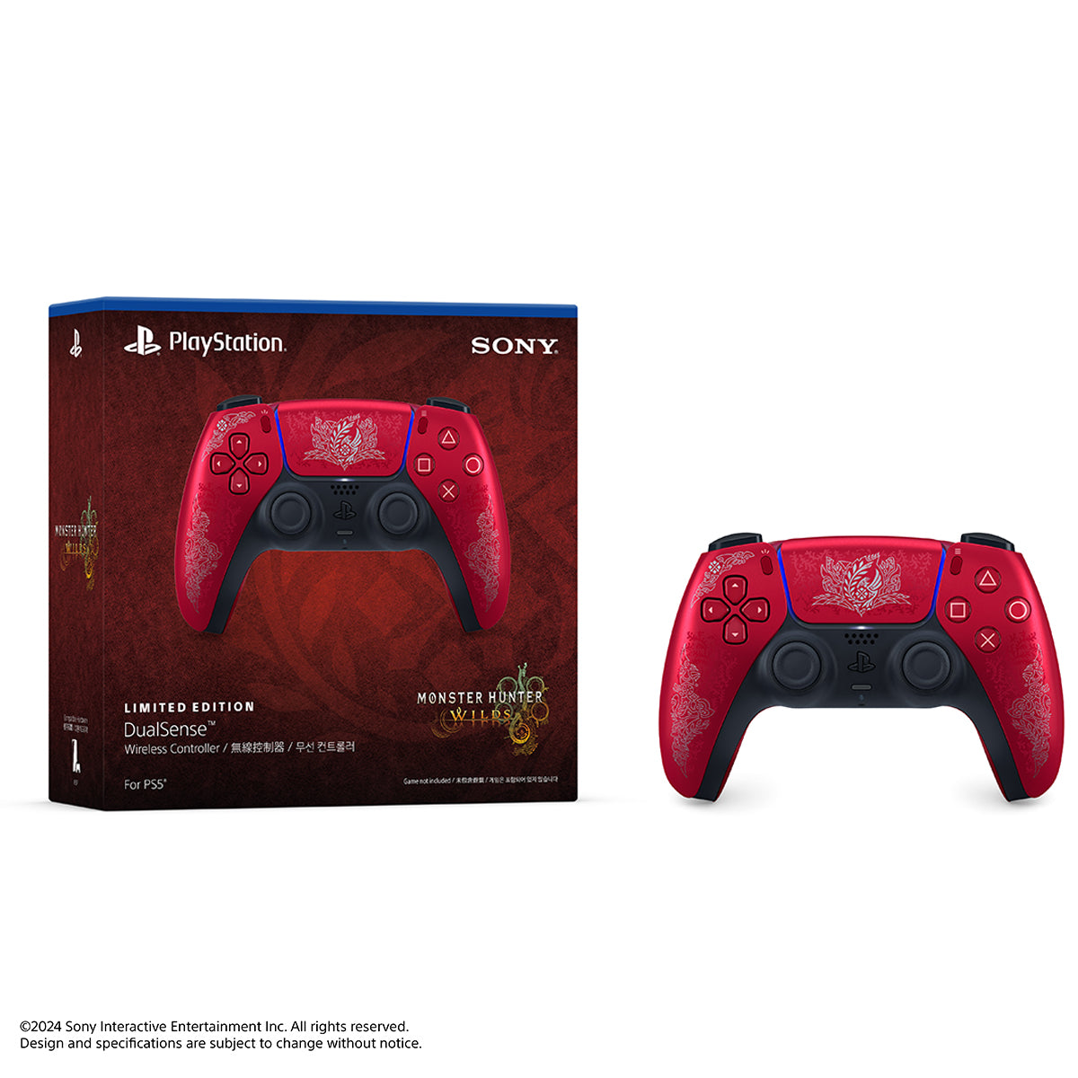 PS5 Dualsense Wireless Controller Monster Hunter Wilds Limited Edition (Asian) (CFI-ZCT1G Z5)
