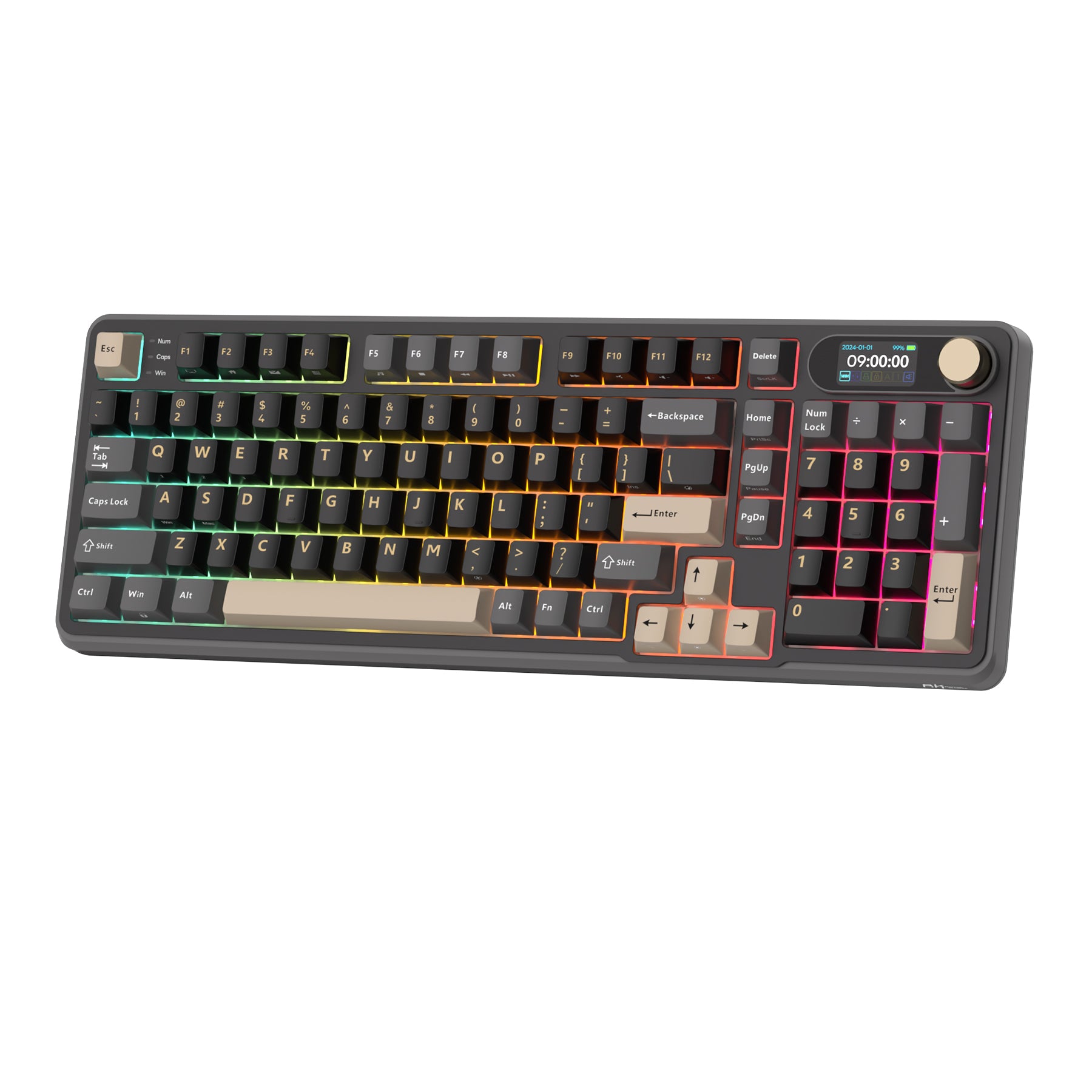 Royal Kludge RK-S98 Tri-Mode RGB 98 Keys Hot Swappable Mechanical Keyboard