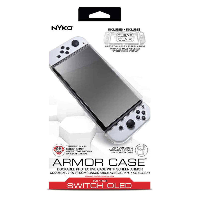 Nyko Armor Case for Nintendo Switch OLED (Clear)