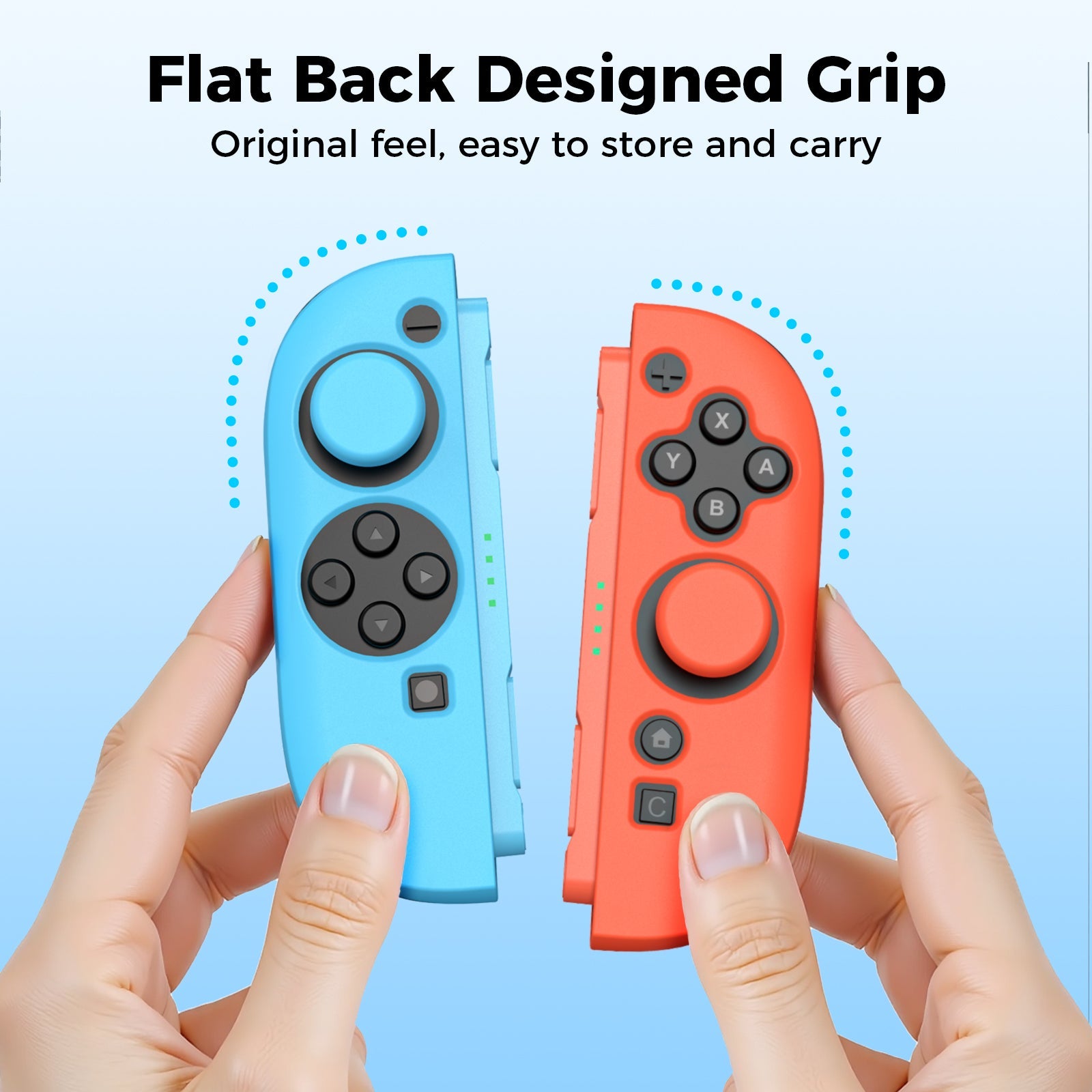 PMW Silicone Protective Cover for Nintendo Switch 2 (Blue/Orange) (L1131)