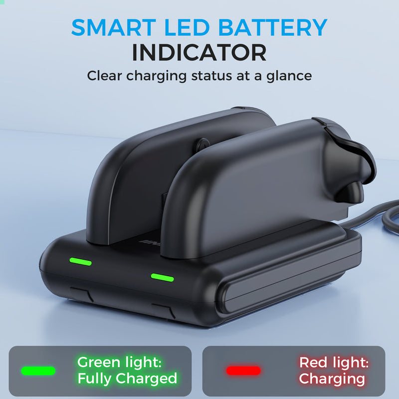 IINE Mini Dual Charge Dock for Nintendo Switch 2 (Black) (L1105)