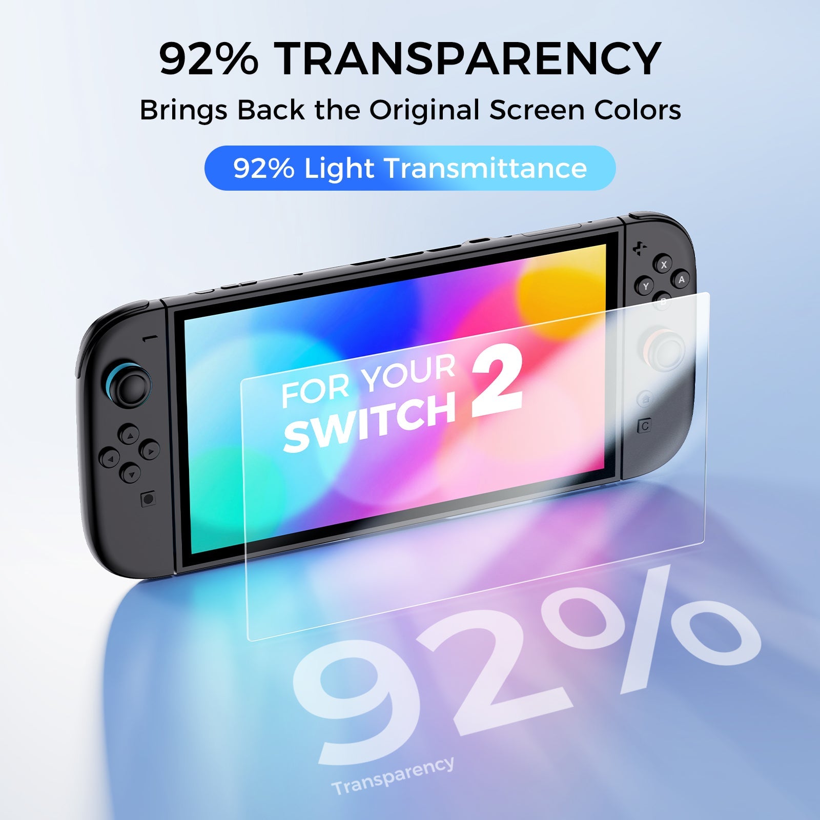 Light Tempered Blue Screen Tempered Glass PMW Anti-Blue Light