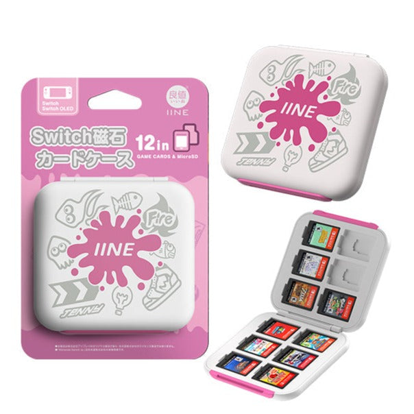 IINE NSW Game Card Case 6+6 Magnetic (White) (L714) | DataBlitz