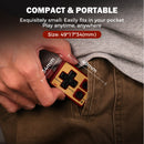 IINE Gamebrick Mini Retro Controller (Classic Grey, Retro Red)