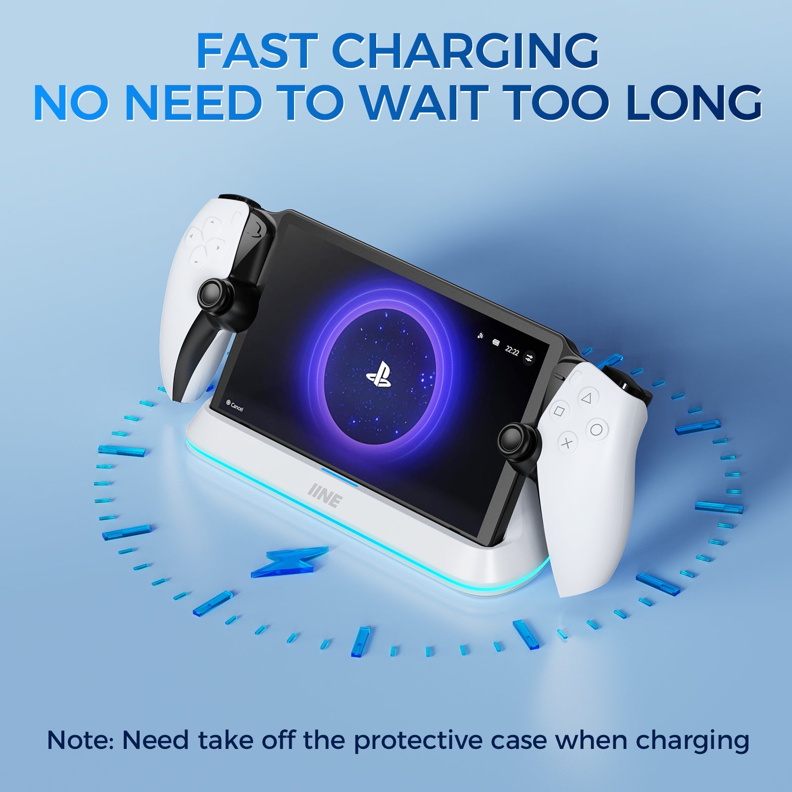 IINE Pin-Based Contact Charging Station for Playstation Portal