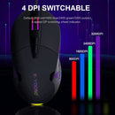 E-Yooso X-6 RGB Wired Gaming Mouse (Black)