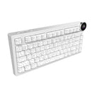 Ajazz AK820 V2 RGB Tri-Mode Mechanical Keyboard (Contour Lines White) (White Peach Switch)