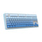 Ajazz AK870 RGB Tri-Mode 87-Keys TKL Gasket-mounted Hot Swappable Mechanical Keyboard (Gradient Blue) (Flying Fish Switch)