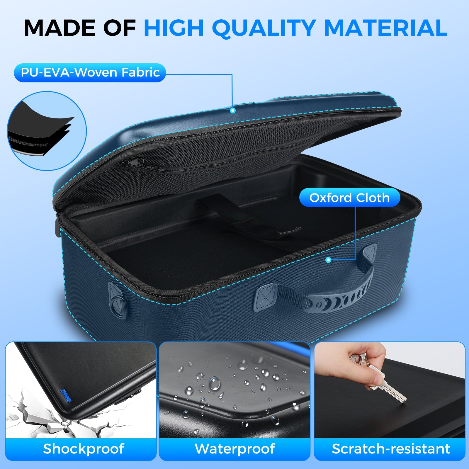 IINE Carrying Storage Bag for PS5 Pro (Black) (L1054)