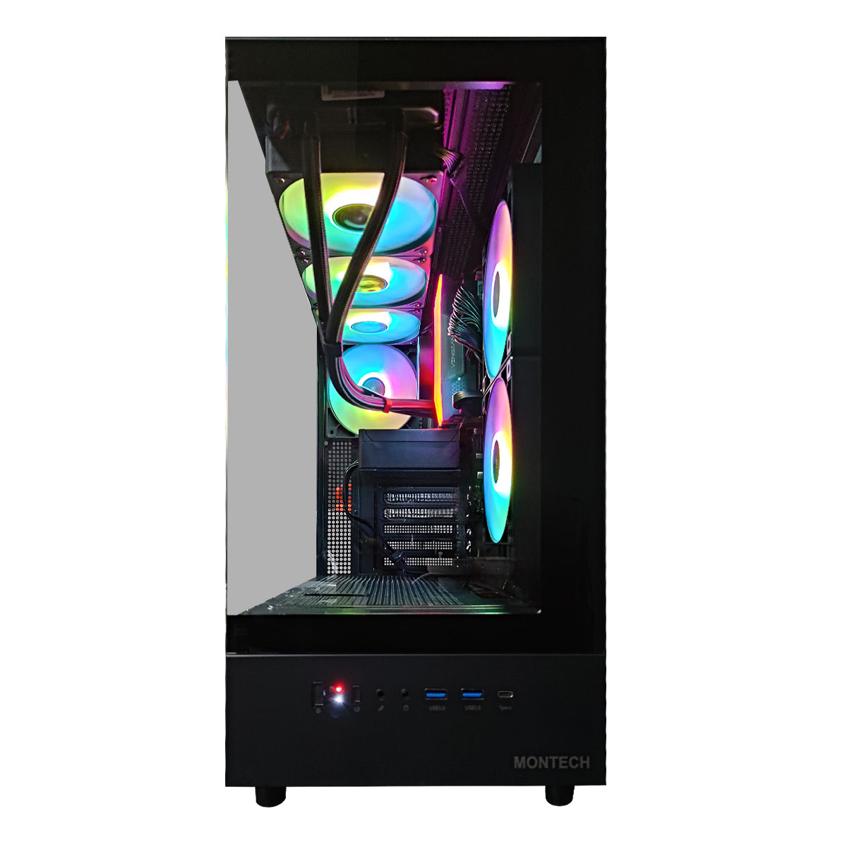 Aurora XR Mid Tower Black Desktop Gaming PC | Intel Core i7 - 12700 | 32GB RAM |  1TB SSD | RTX 5060 Ti | Windows 11 Pro