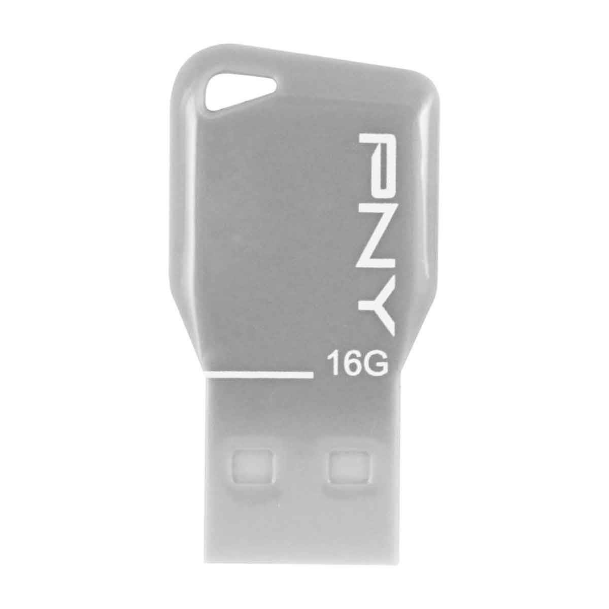 PNY Key Attache USB Flash Drive Grey (16GB, 32GB, 64GB)