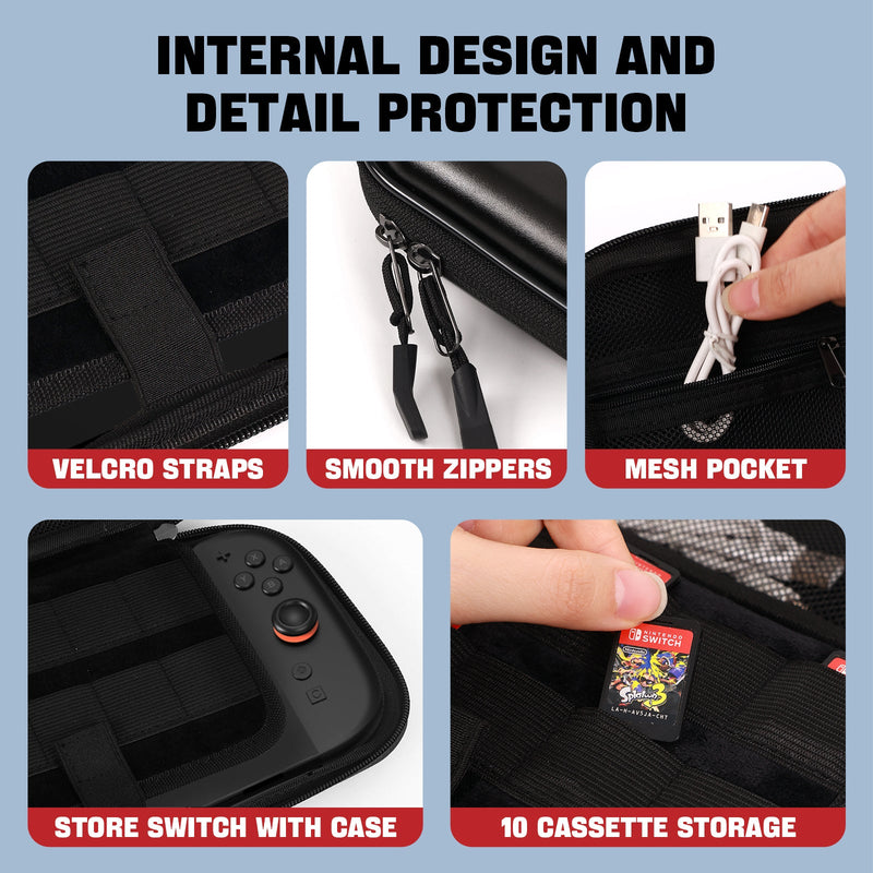 IINE PC Storage Bag for Nintendo Switch 2 (Black) (L1070)