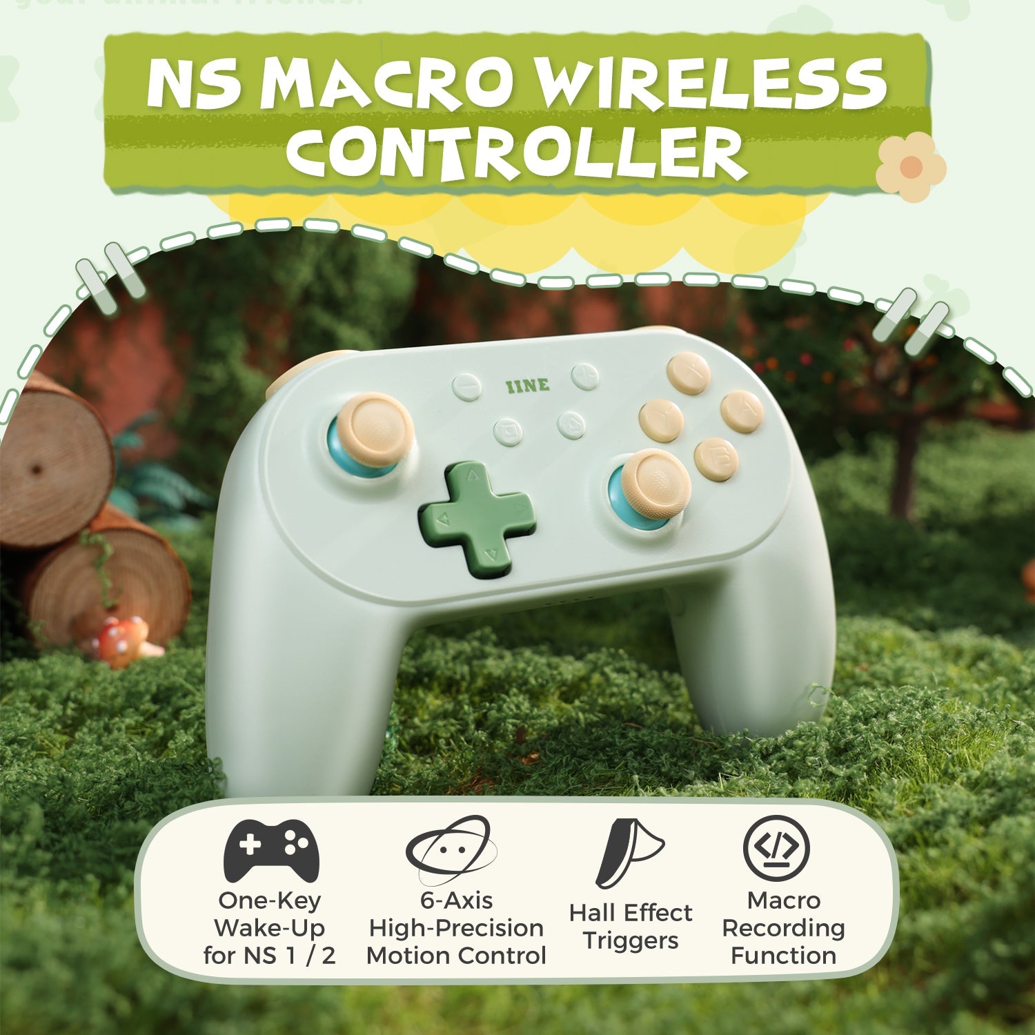 IINE Athena Wireless Controller for NS/ NS2 (Island of Dreams) (L1267)