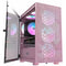 Darkflash DLM 21 Mesh Luxury mATX Chassis PC Gaming Case (Pink)