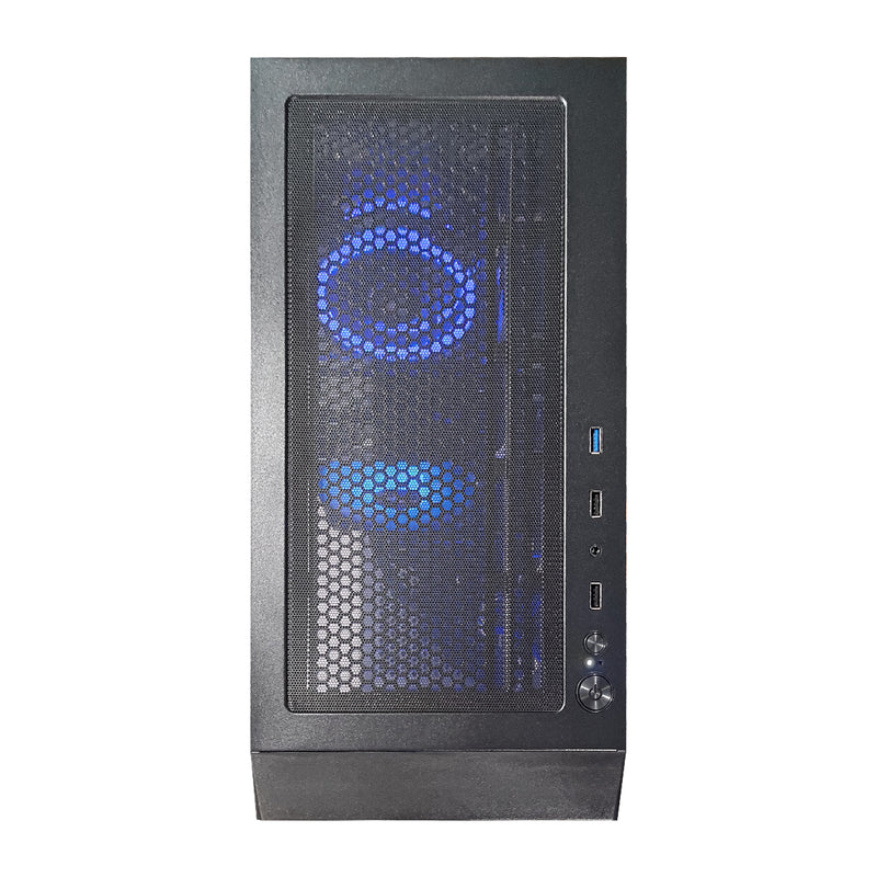 Alpha Gamma C50 Black Desktop Gaming PC | Ryzen 5 5500 | 16GB RAM | 500GB SSD | RTX 4060 | Windows 11 Pro