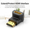 Vention HDMI 90 Degree Male to Female Adapter (Black) (AIOB0)
