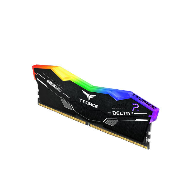 Teamgroup T-Force Delta ARGB 16GB (1x16GB) DDR5 Gaming Desktop Memory (Black)
