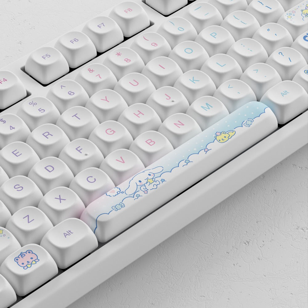 Akko Cinnamoroll 3108 V3 Wired Mechanical Keyboard (Akko Frost Pink Switch)