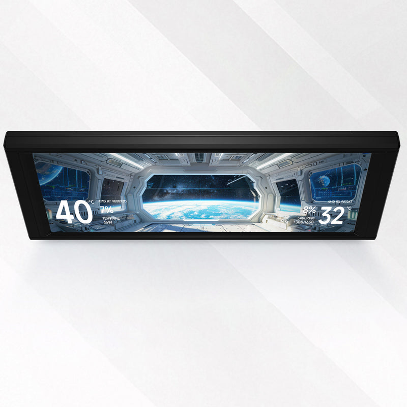 Thermalright Trofeo Vision LCD 6.86" IPS Type-C Screen (Black, White)