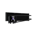XYZ HydroTemp 360 ARGB Liquid Cooler with Temperature Display (Black, White)