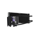 XYZ HydroTemp 240 ARGB Liquid Cooler with Temperature Display (Black, White)