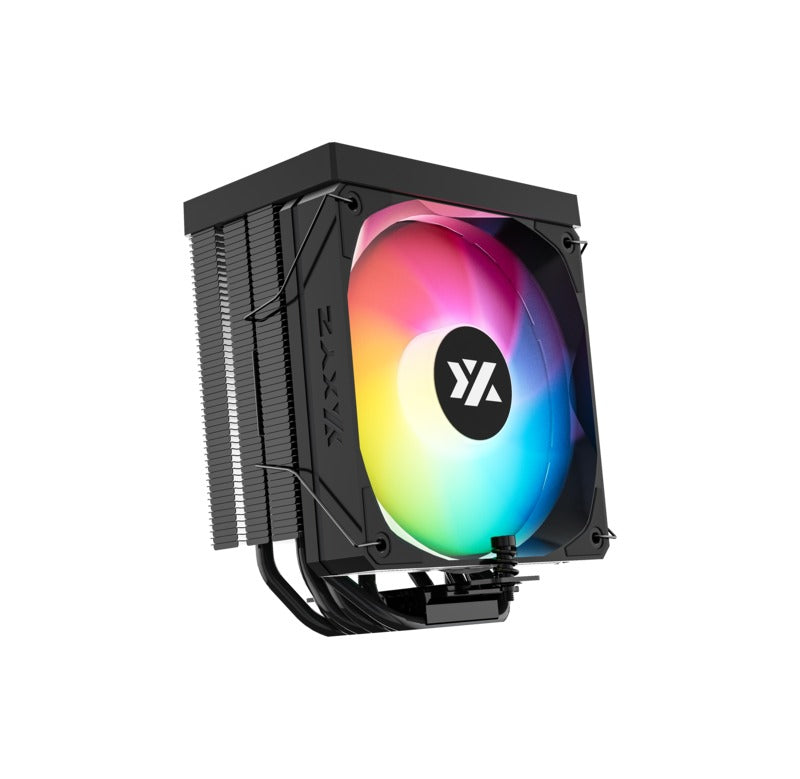 XYZ Thermax 6 Pulsar ARGB Performance Air Cooler (Black, White)