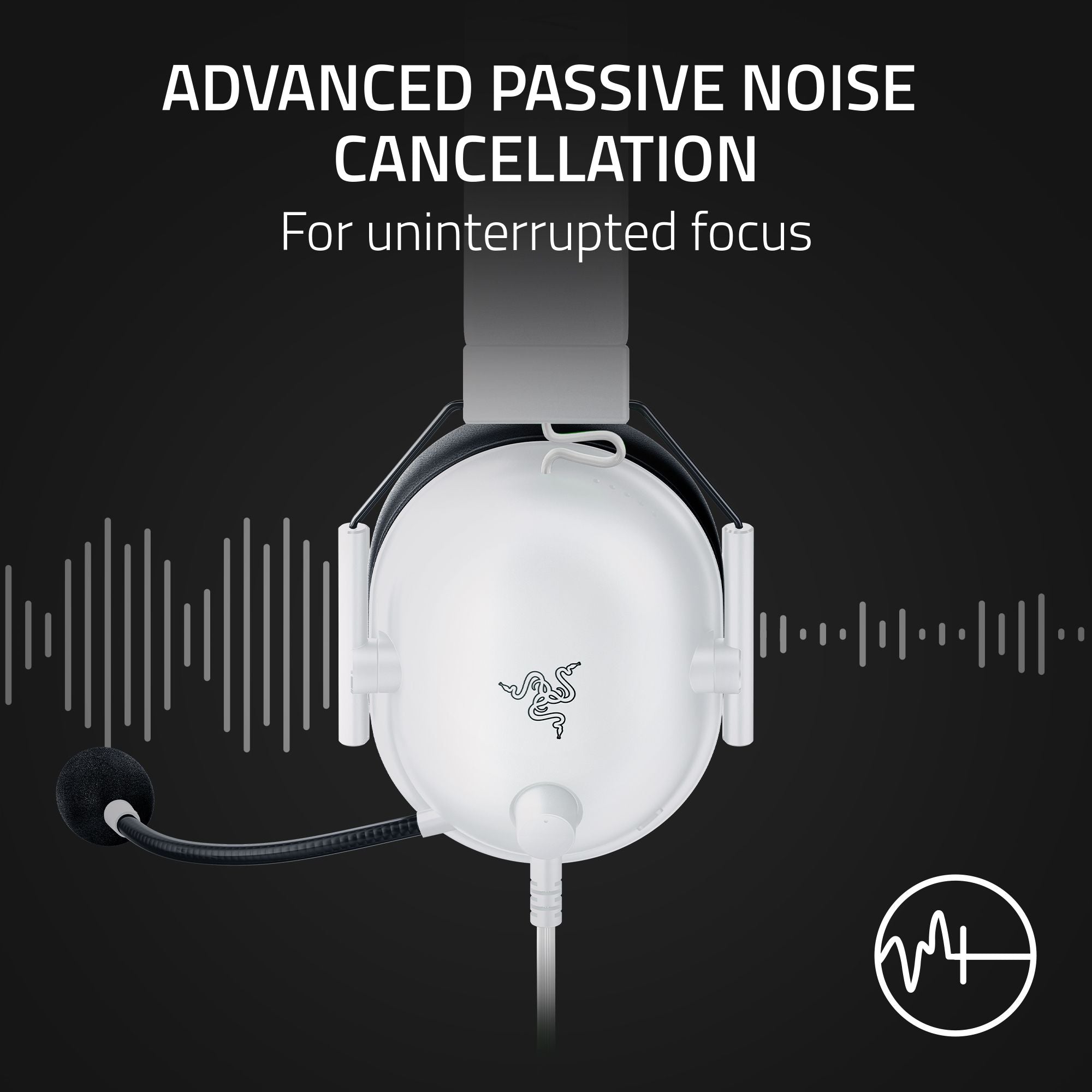Razer BlackShark V2 X Multi-Platform Wired Esports Headset (Special White)