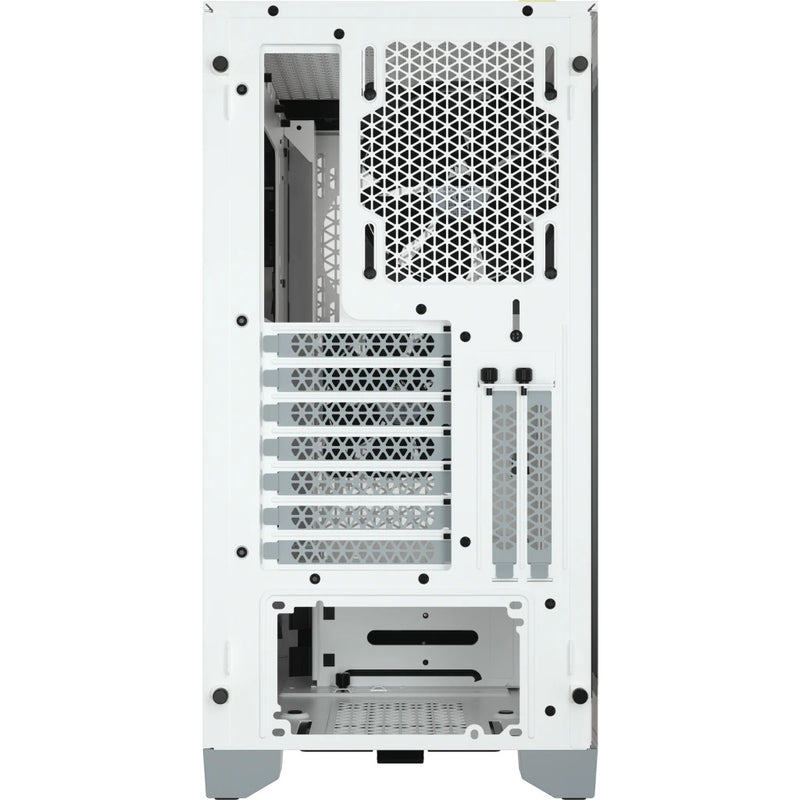 Corsair iCue 4000D RGB Airflow Mid-Tower ATX PC Case (White)