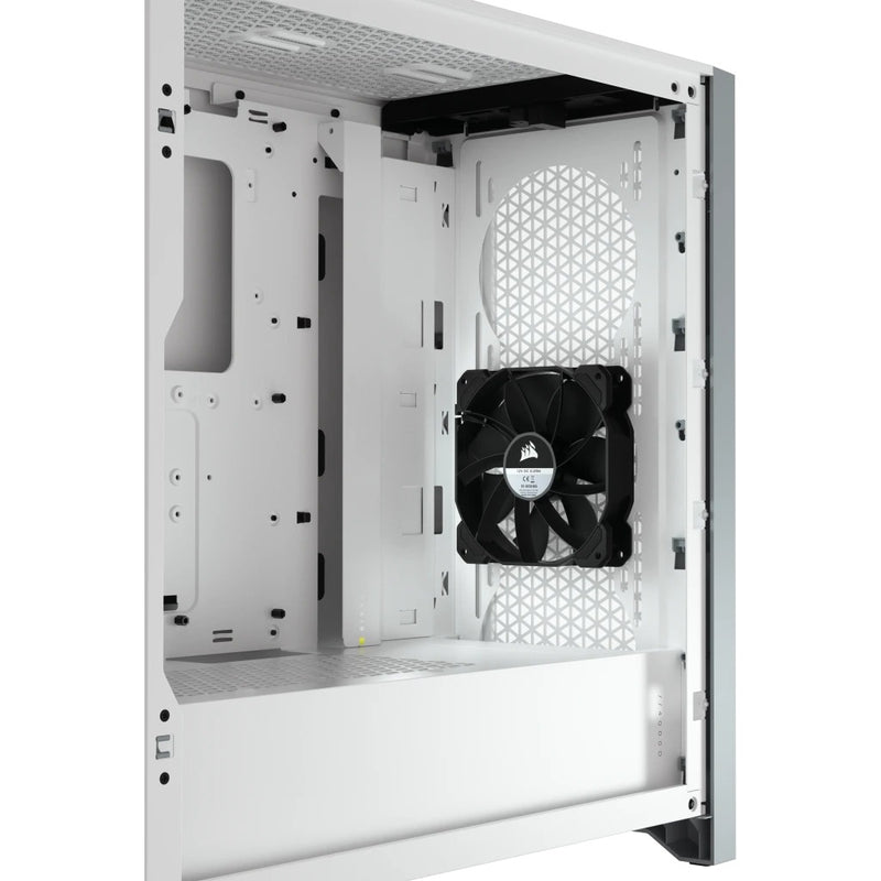 Corsair iCue 4000D RGB Airflow Mid-Tower ATX PC Case (White)