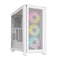 Corsair iCue 4000D RGB Airflow Mid-Tower ATX PC Case (White)
