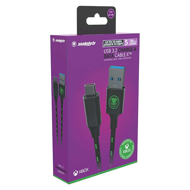 Snakebyte USB 3.2 Charge and Data Cable X
