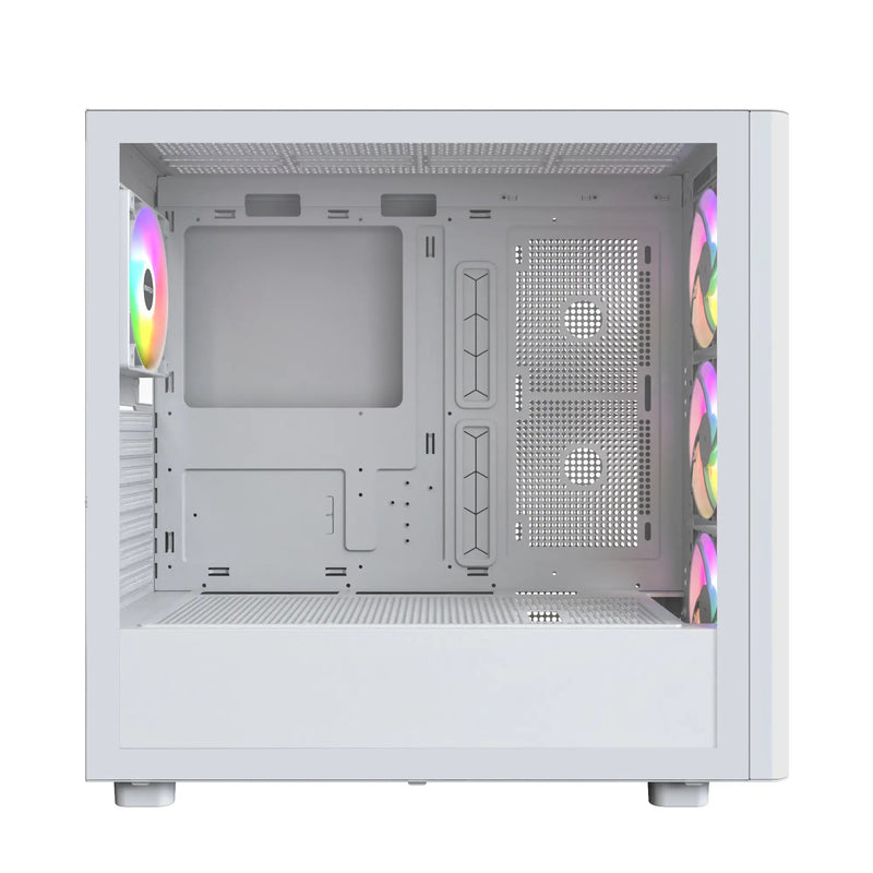 Montech XR Wood Mid-Tower TG Side Panel & Mesh Front with Wood Blends PC Case | DataBlitz